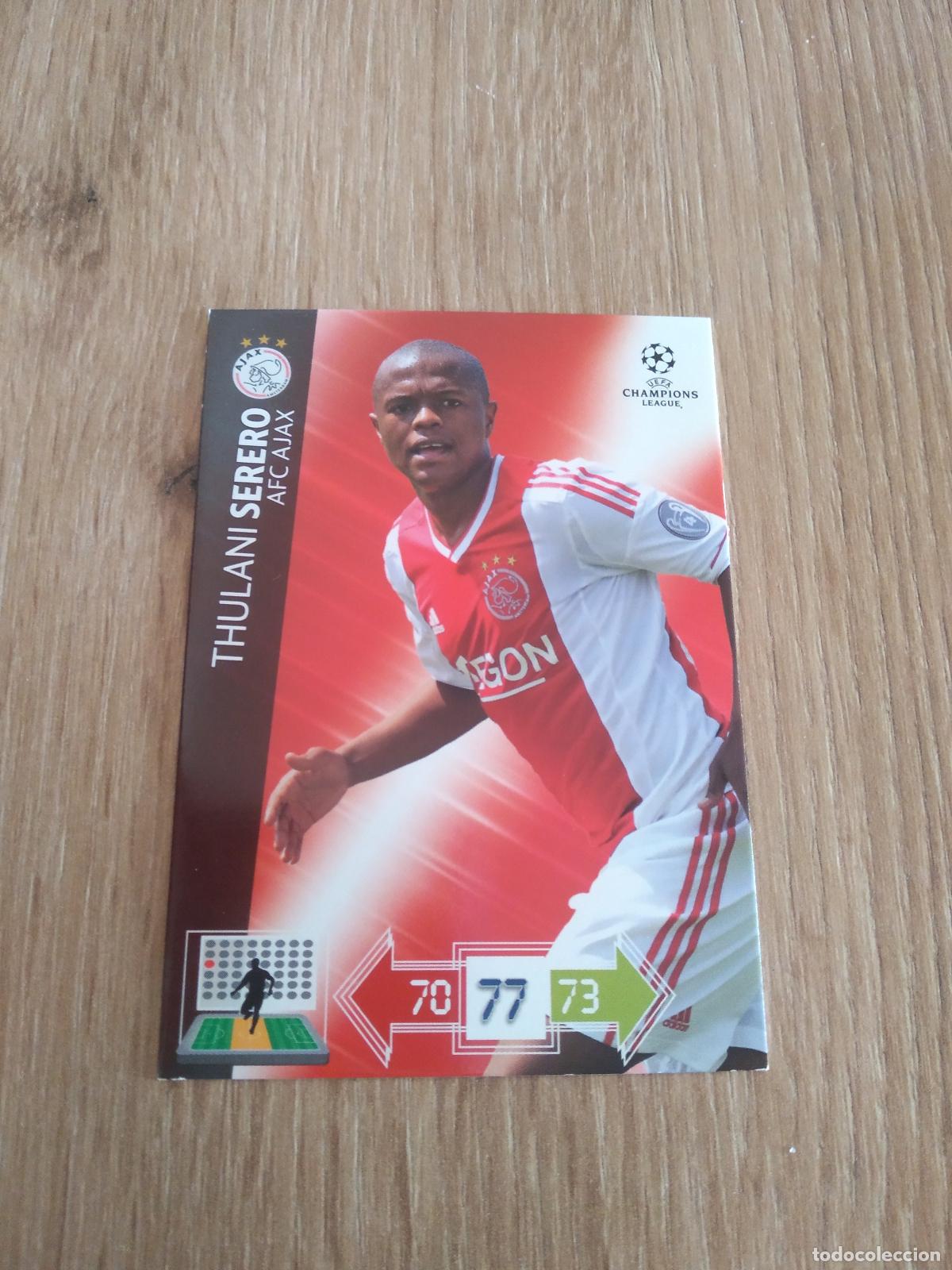 Fu&szlig;ball-Sticker: THULANI SERERO AJAX CROMO FUTBOL PANINI 12-13 UEFA CHAMPIONS LEAGUE ADRENALYN 2012-2013