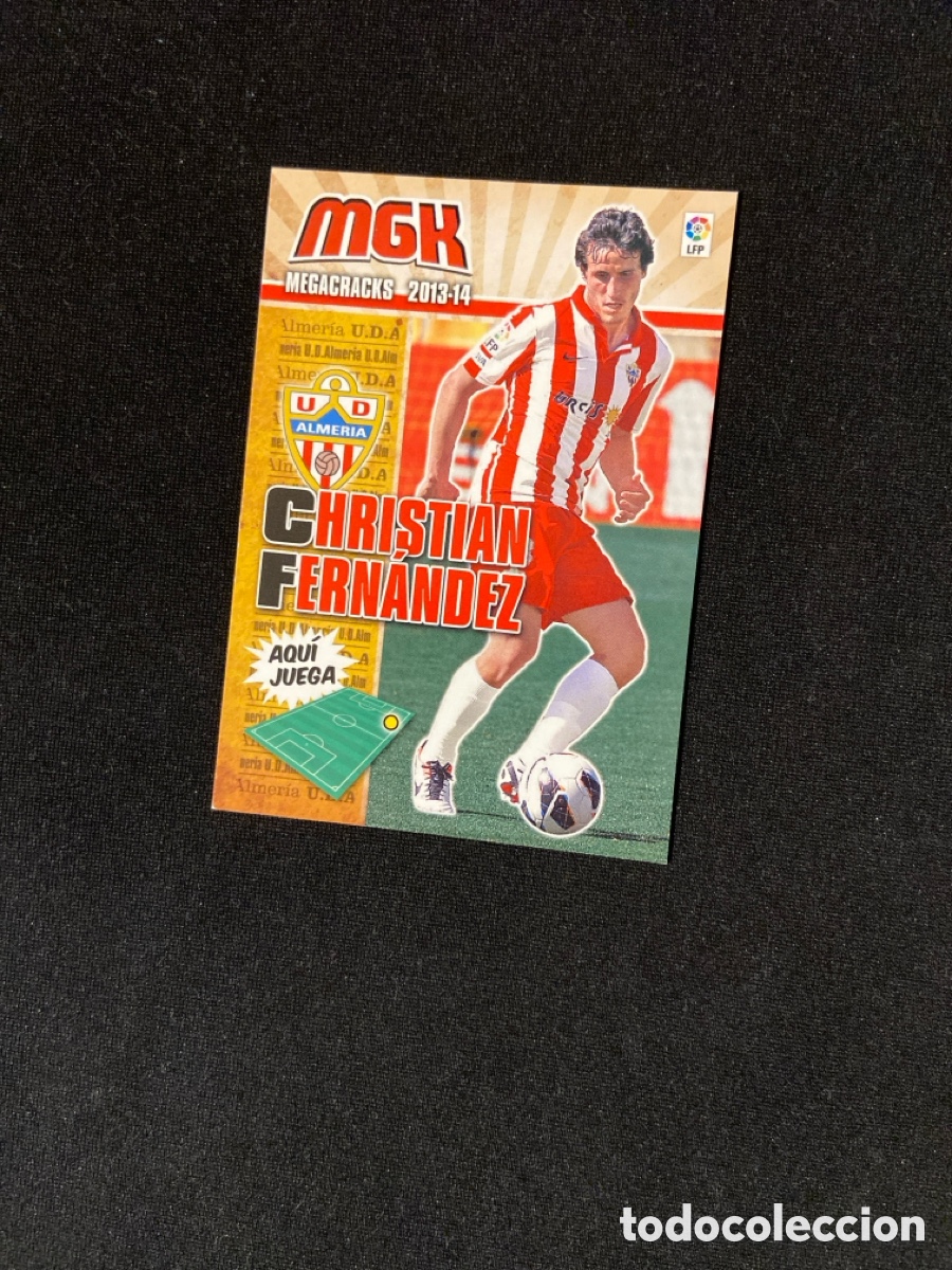Cartes &agrave; collectionner de Football: CHRISTIAN FERN&Aacute;NDEZ 8 (ALMERIA) PANINI MEGACRACKS 2013-2014 13 14 CROMO CARTA M-3