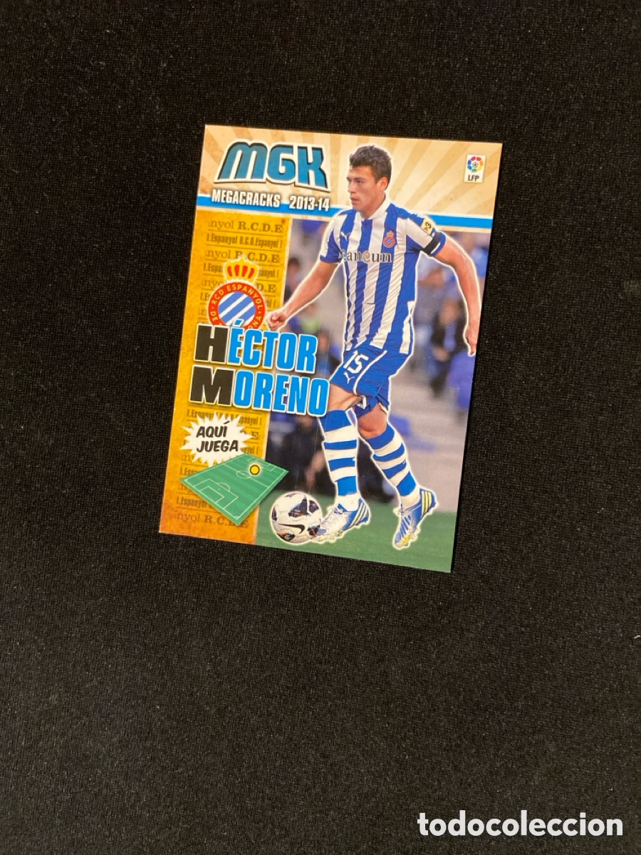 Fu&szlig;ball-Sticker: H&Eacute;CTOR MORENO 132 (ESPANYOL) PANINI MEGACRACKS 2013-2014 13 14 CROMO CARTA M-3