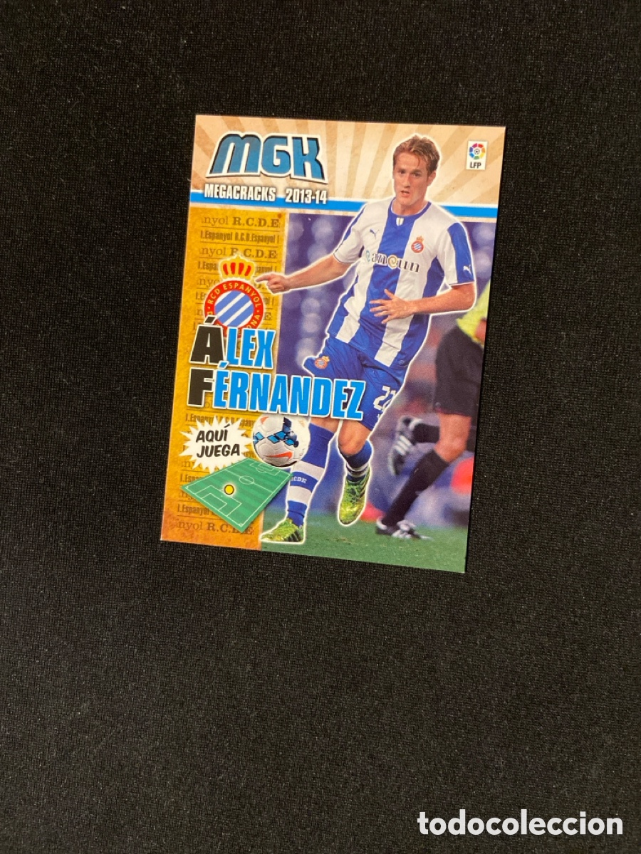 Fu&szlig;ball-Sticker: ALEX FERN&Aacute;NDEZ 138 BIS (ESPANYOL) PANINI MEGACRACKS 2013-2014 13 14 CROMO CARTA M-3