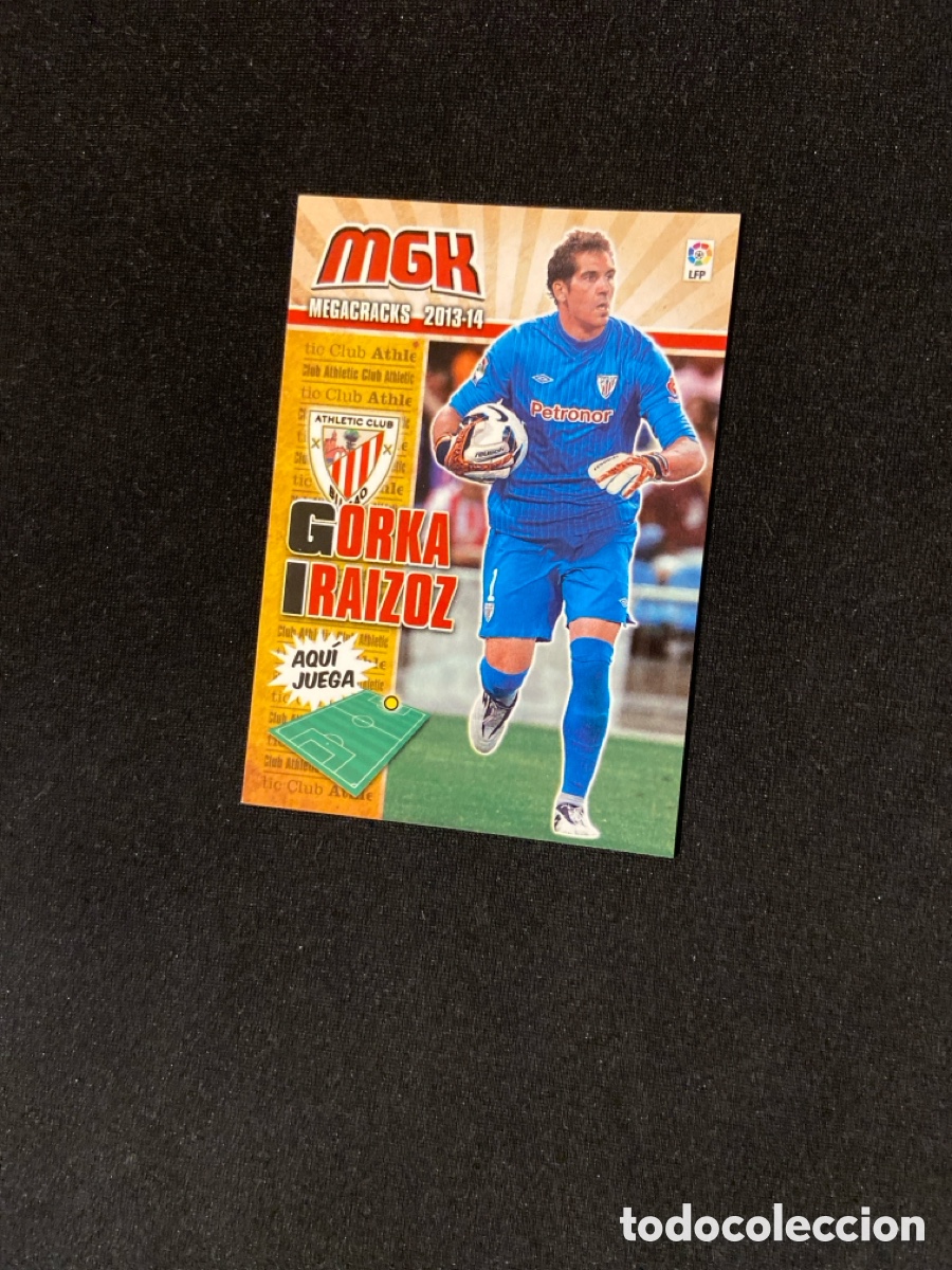 Cartes &agrave; collectionner de Football: GORKA IRAIZOZ 20 (BILBAO) PANINI MEGACRACKS 2013-2014 13 14 CROMO CARTA M-3