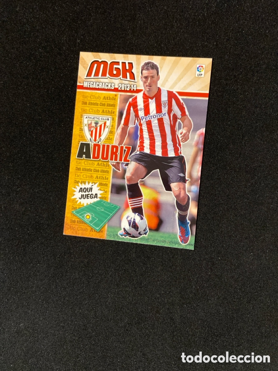 Figurine di Calcio: ADURIZ 36 (BILBAO) PANINI MEGACRACKS 2013-2014 13 14 CROMO CARTA M-3