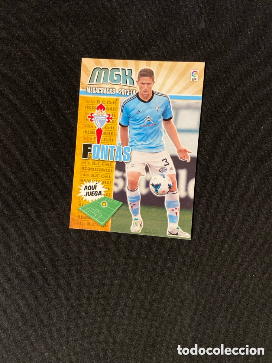 Figurine di Calcio: FONTAS 101 (CELTA) PANINI MEGACRACKS 2013-2014 13 14 CROMO CARTA M-3