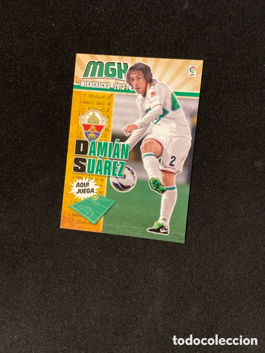 Cromos de Futebol: DAMI&Aacute;N SANCHEZ 111 (ELCHE) PANINI MEGACRACKS 2013-2014 13 14 CROMO CARTA M-3