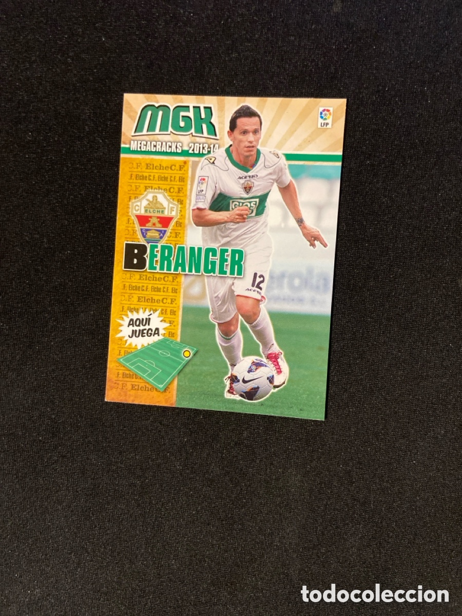 Football Stickers: BERANGER 115 (ELCHE) PANINI MEGACRACKS 2013-2014 13 14 CROMO CARTA M-3