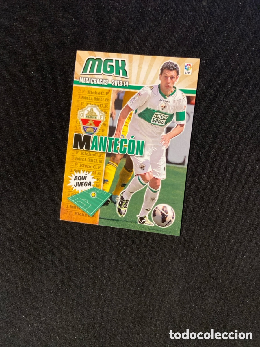 Fu&szlig;ball-Sticker: MANTECON 117 (ELCHE) PANINI MEGACRACKS 2013-2014 13 14 CROMO CARTA M-3