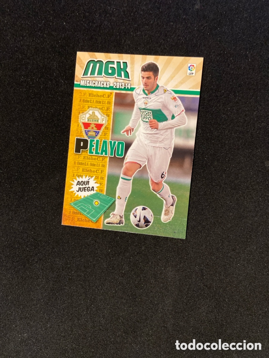Figurine di Calcio: PELAYO 120 (ELCHE) PANINI MEGACRACKS 2013-2014 13 14 CROMO CARTA M-3