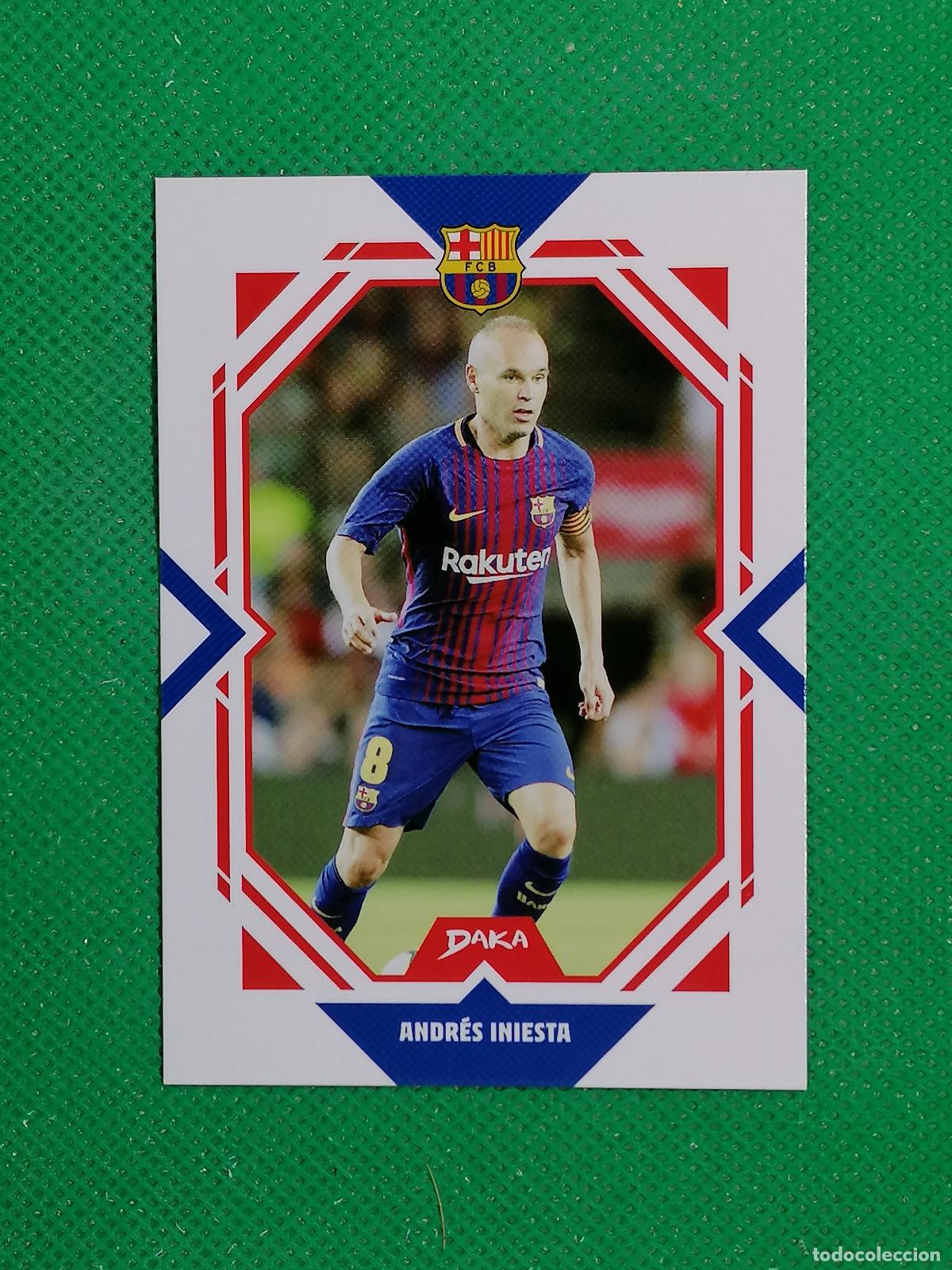 Cromos de F&uacute;tbol: 31-A ANDRES INIESTA BASE ⚽ DAKA TOP AUDIENCE BARCELONA 2025 2026 25 26 ⚽