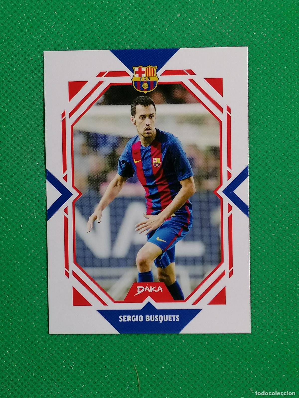 Football Stickers: 24-A SERGIO BUSQUETS BASE ⚽ DAKA TOP AUDIENCE BARCELONA 2025 2026 25 26 ⚽
