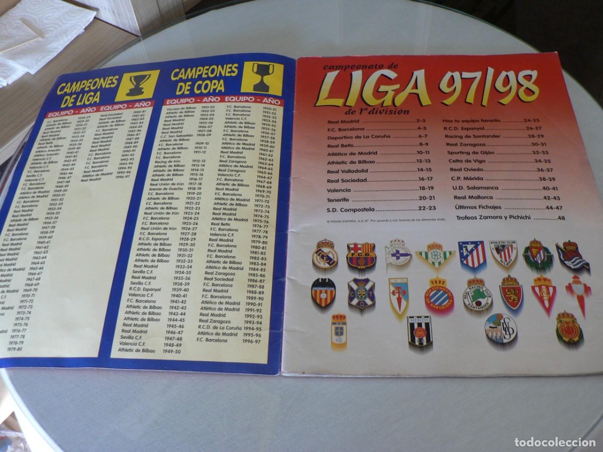Cromos de f&uacute;tbol: LIGA 97-98 DE PANINI - Foto 2