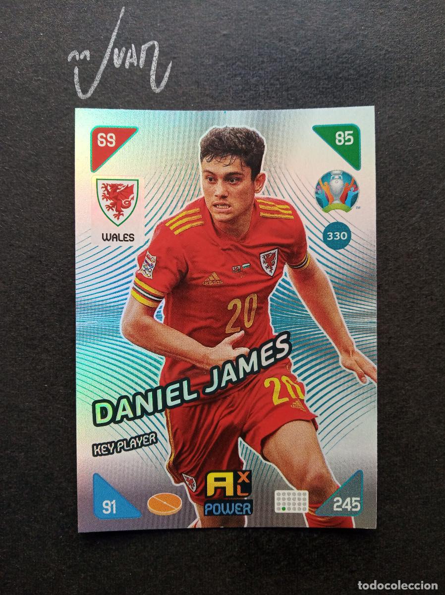 Cromos de Futebol: N&ordm; 330 KEY PLAYER DANIEL JAMES GALES WALES ⚽ PANINI &reg; ADRENALYN UEFA EURO KICK OFF 2021 21