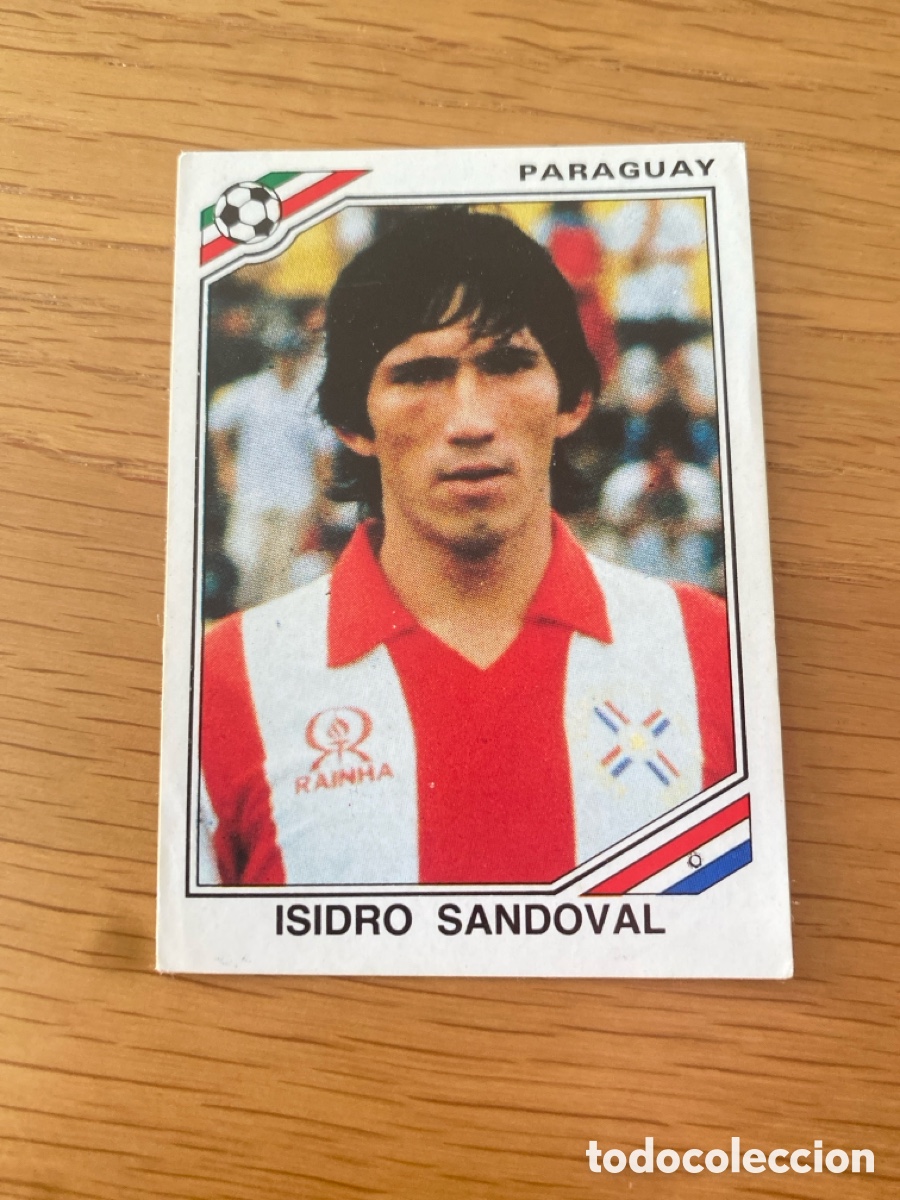 Cromos de F&uacute;tbol: Cromo panini mundial Mexico 86 n&uacute;mero 154 Sandoval - Stickers album World cup 1986
