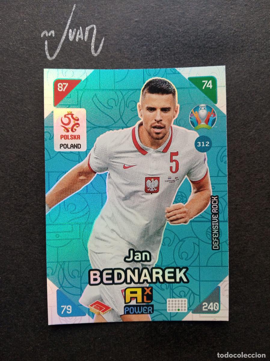 Cromos de Futebol: N&ordm; 312 DEFENSIVE ROCK BEDNAREK POLONIA ⚽ PANINI &reg; ADRENALYN UEFA EURO KICK OFF 2021 21
