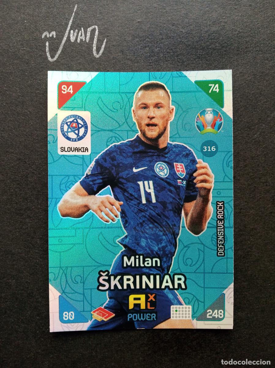 Football Stickers: N&ordm; 316 DEFENSIVE ROCK SKRINIAR ESLOVAQUIA PARIS PSG ⚽ PANINI &reg; ADRENALYN UEFA EURO KICK OFF 2021 21