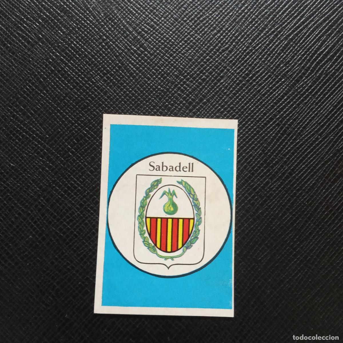 Cromos de F&uacute;tbol: 193 ESCUDO SABADELL RUIZ ROMERO 1972 1971 FUTBOL CROMO LIGA 72 71 - SIN PEGAR - A192 PG49