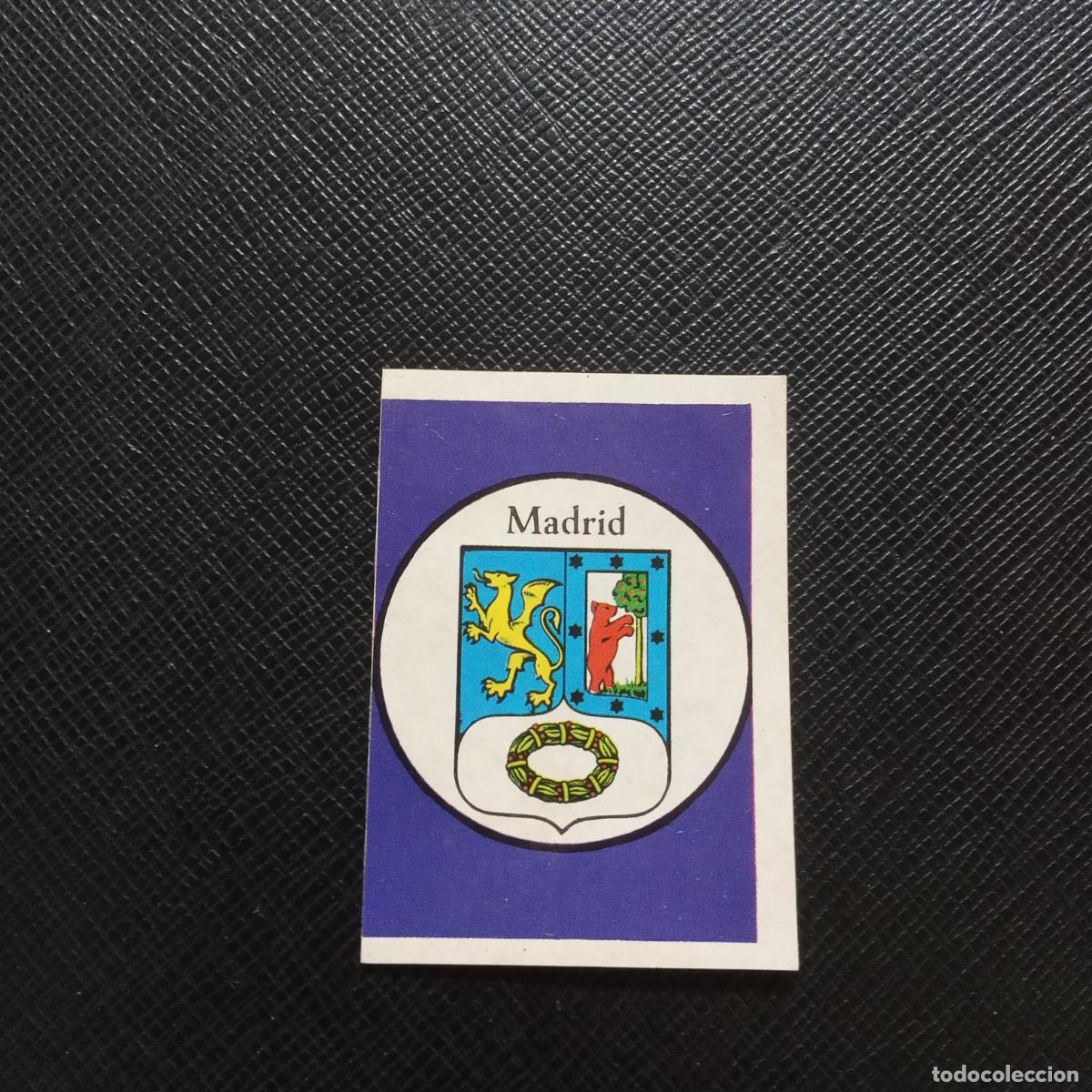 Cromos de F&uacute;tbol: 49 ESCUDO MADRID RUIZ ROMERO 1972 1971 FUTBOL CROMO LIGA 72 71 - SIN PEGAR - A192 PG49