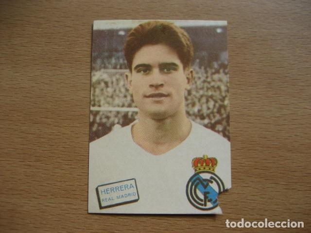 Figurine di Calcio: CROMO F&Uacute;TBOL: HERRERA - REAL MADRID - CAMPEONATO DE LIGA 1961/62 - FHER - DISGRA