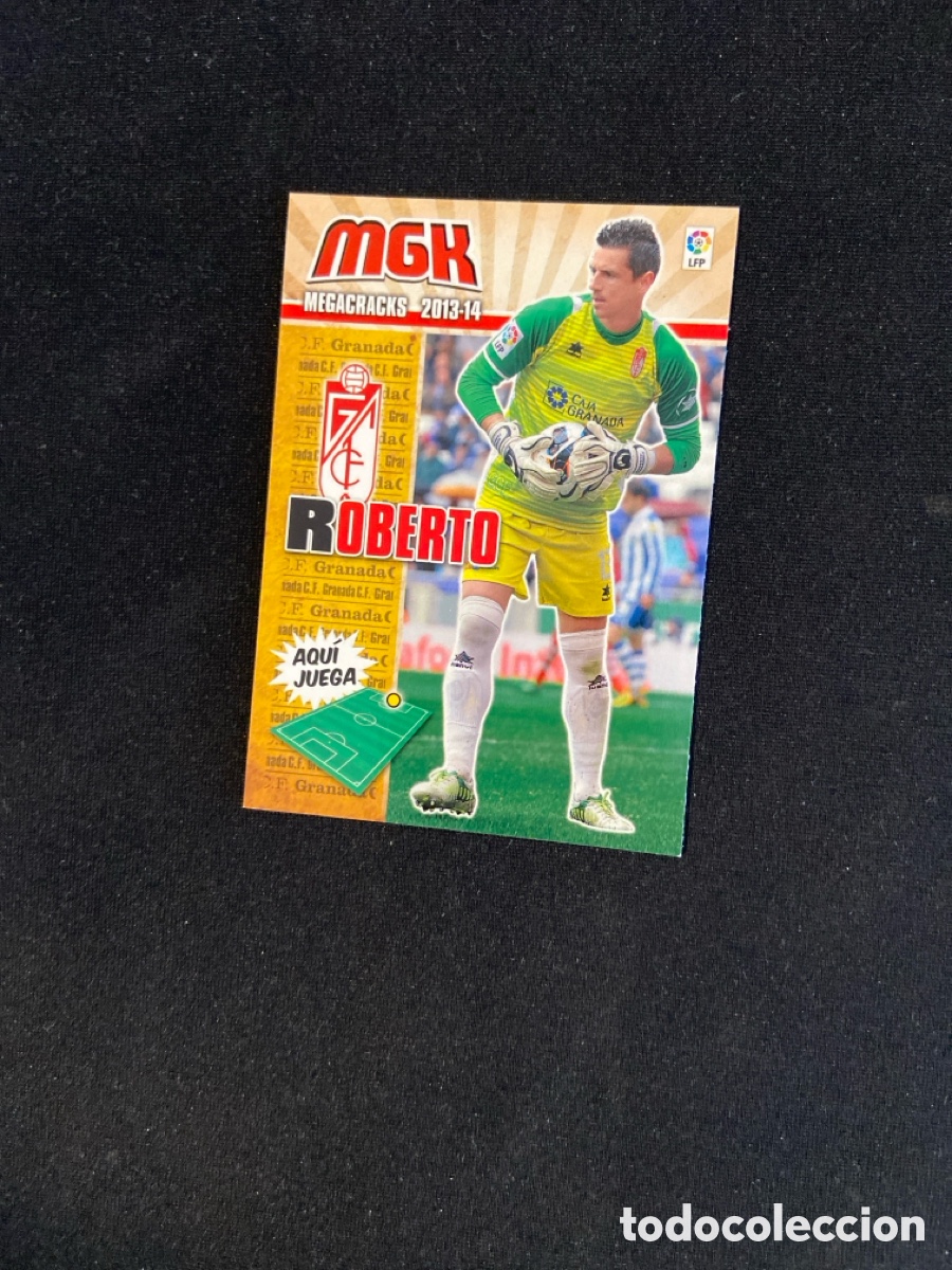 Cromos de F&uacute;tbol: ROBERTO 164 (GRANADA) PANINI MEGACRACKS 2013-2014 13 14 CROMO CARTA M-3
