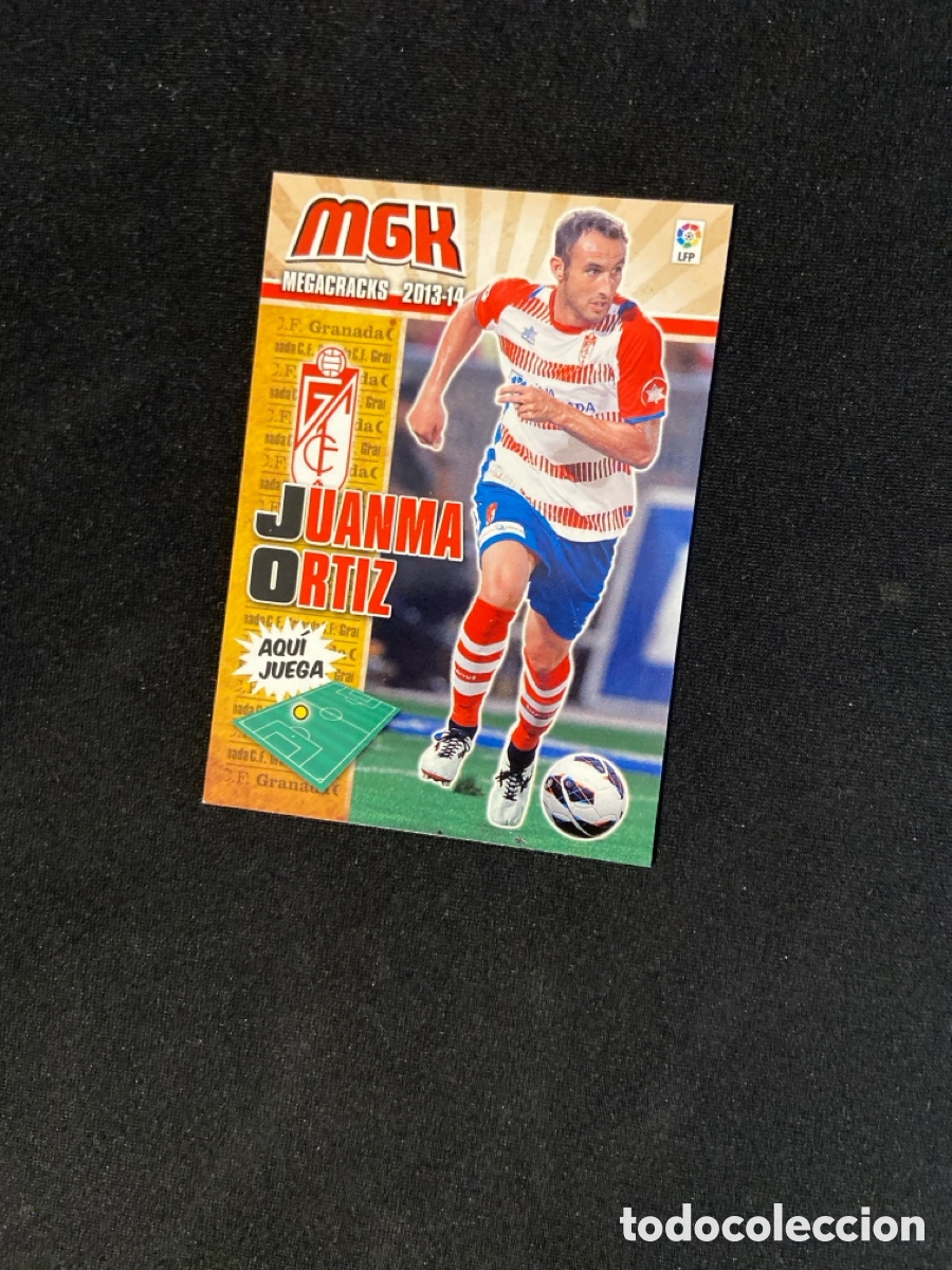 Cromos de F&uacute;tbol: JUANMA ORTIZ 174 (GRANADA) PANINI MEGACRACKS 2013-2014 13 14 CROMO CARTA M-3