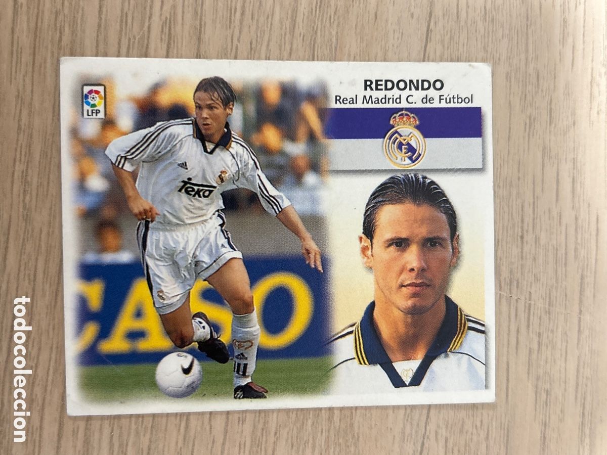 Football Stickers: REDONDO REAL MADRID LIGA ESTE 1999 2000 99 00 NUNCA PEGADO SIN PEGAR