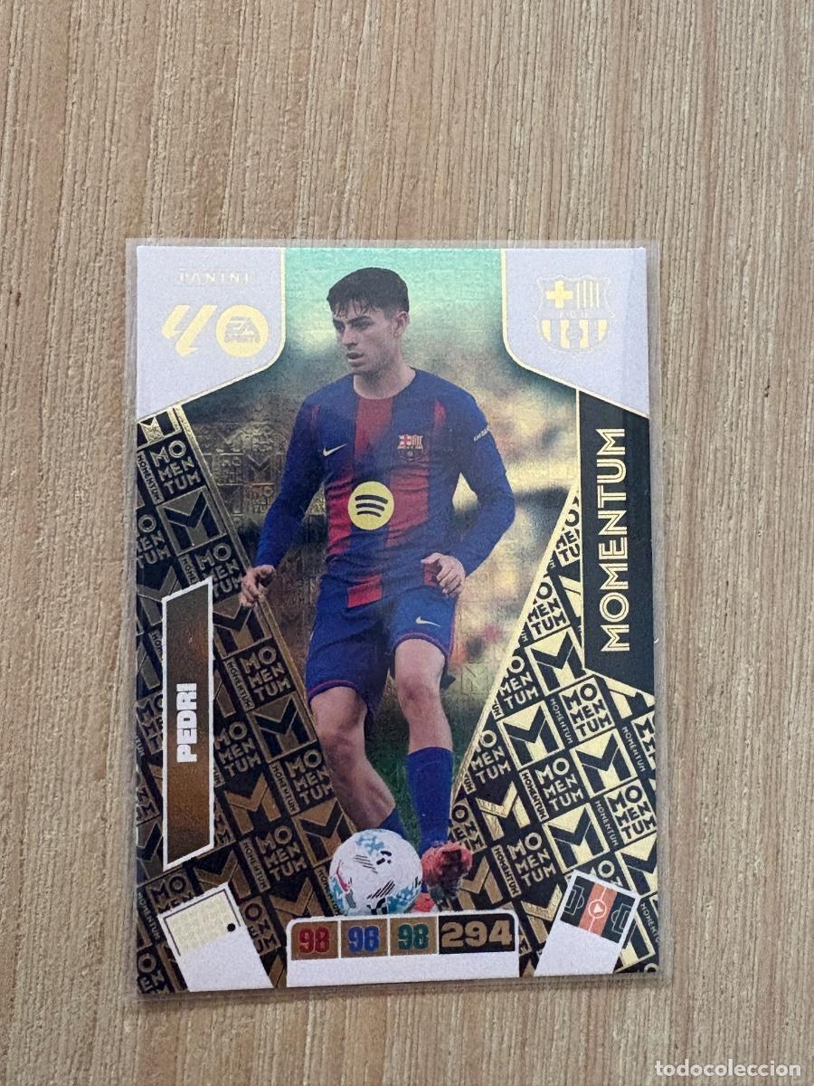 Cromos de f&uacute;tbol: CROMO ADRENALYN PANINI MOMENTUM 2025-26 25-26 PEDRI BARCELONA ( c&oacute;digo sin activar )
