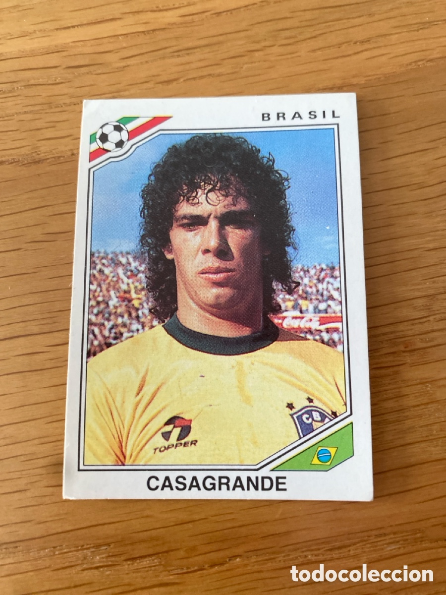 Cromos de Futebol: Cromo panini mundial Mexico 86 n&uacute;mero 252 Casagrande - Sticker album world cup Mexico 1986