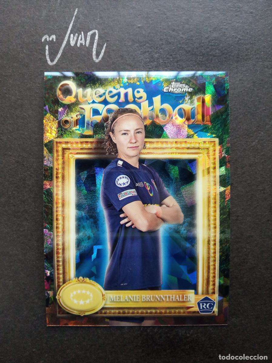 Cromos de Futebol: 20 QUEENS FOOTBALL ROOKIE BRUNNTHALER POLTEN ⚽ TOPPS&reg; CHROME SAPPHIRE WOMEN CHAMPION 2024 2025 24 25