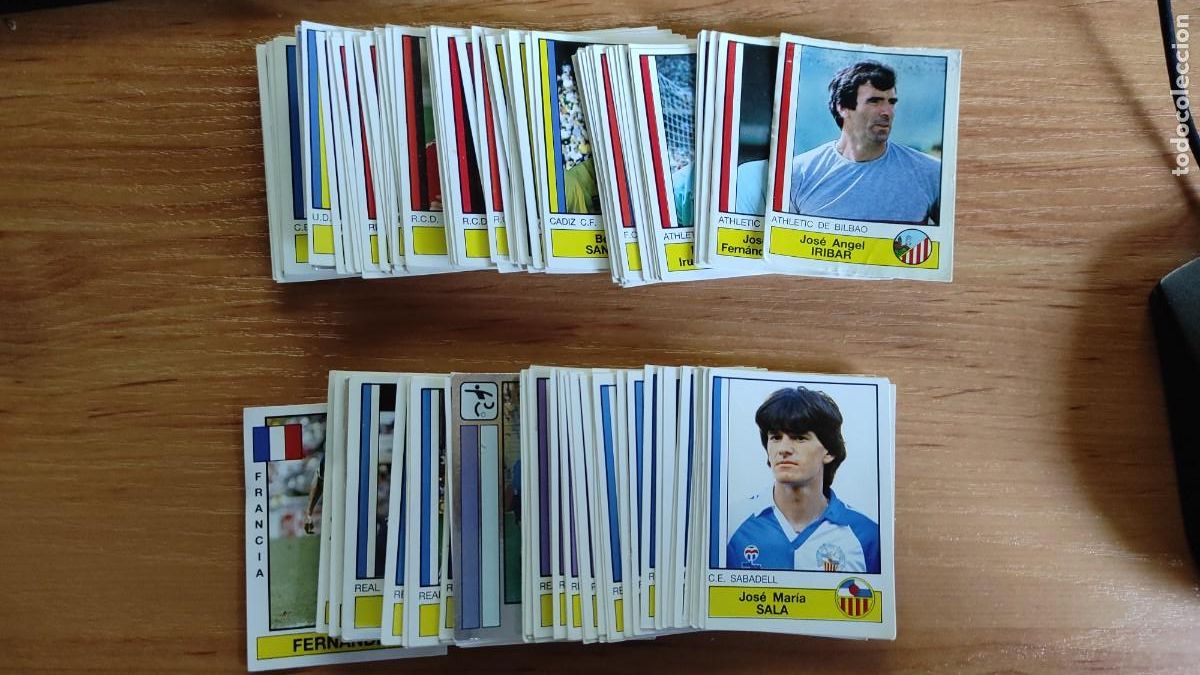 Cromos de F&uacute;tbol: Lote de unos 127 cromos f&uacute;tbol 87 Panini, sin repetir, sin pegar