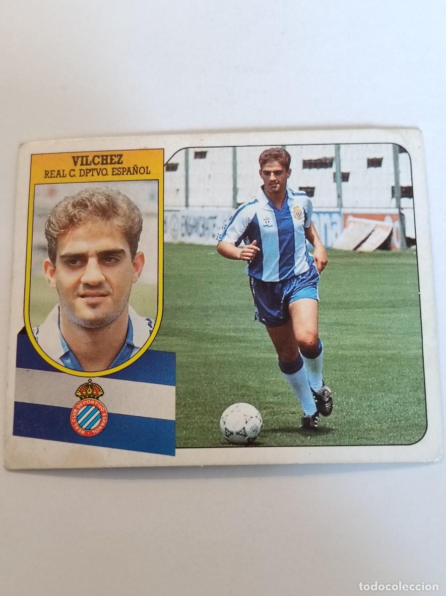 Figurine di Calcio: VILCHEZ (COLOCA) R.C.D. ESPA&Ntilde;OL LIGA 91/92 ESTE