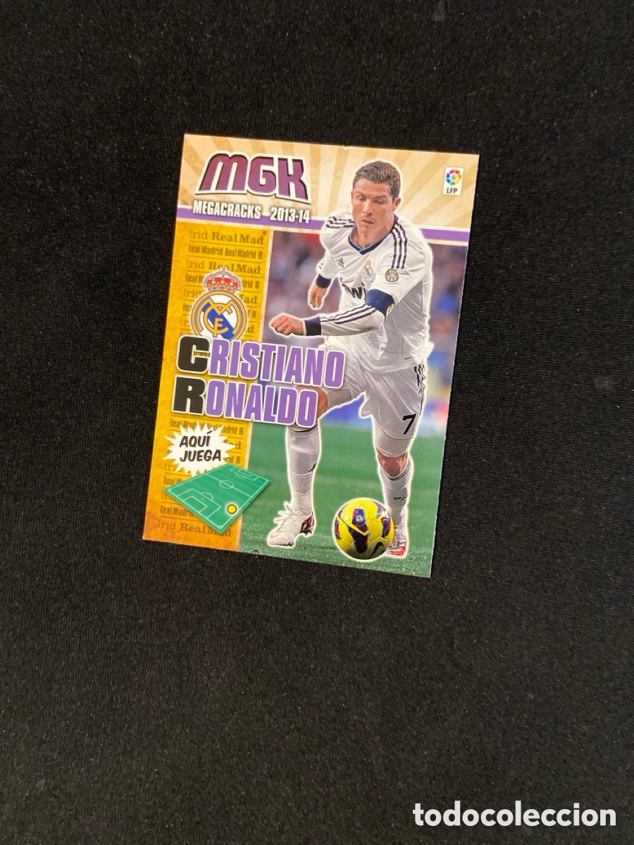 Cromos de Futebol: CRISTIANO RONALDO 216 (REAL MADRID) PANINI MEGACRACKS 2013-2014 13 14 CROMO CARTA M-3