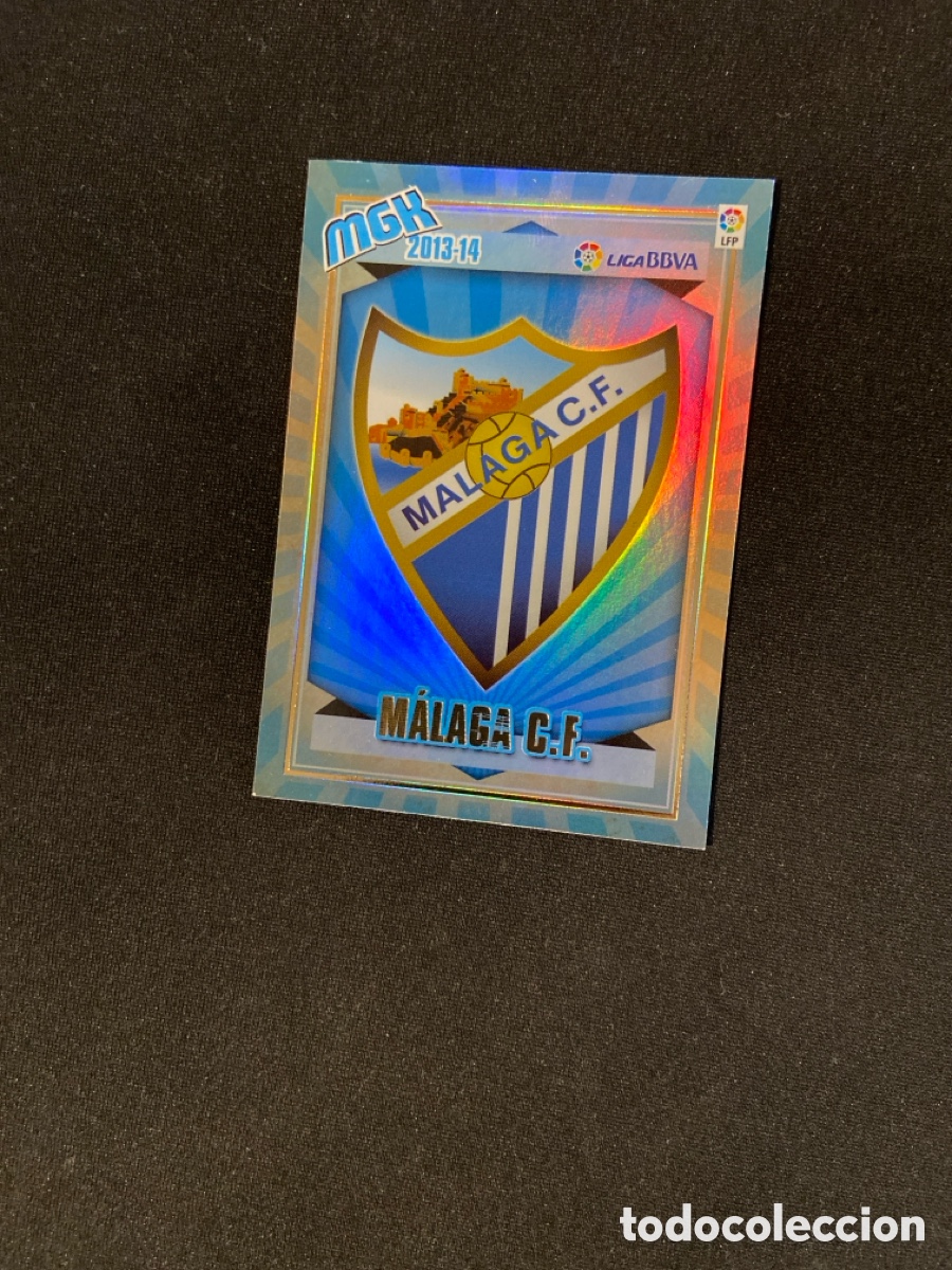 Figurine di Calcio: ESCUDO 217 (M&Aacute;LAGA) PANINI MEGACRACKS 2013-2014 13 14 CROMO CARTA M-3