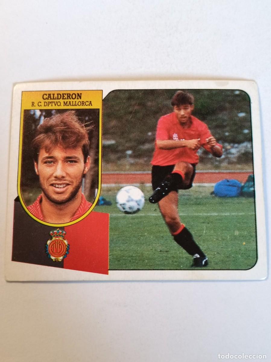 Fu&szlig;ball-Sticker: CALDERON (BAJA) R.C.D. MALLORCA LIGA 91/92 ESTE