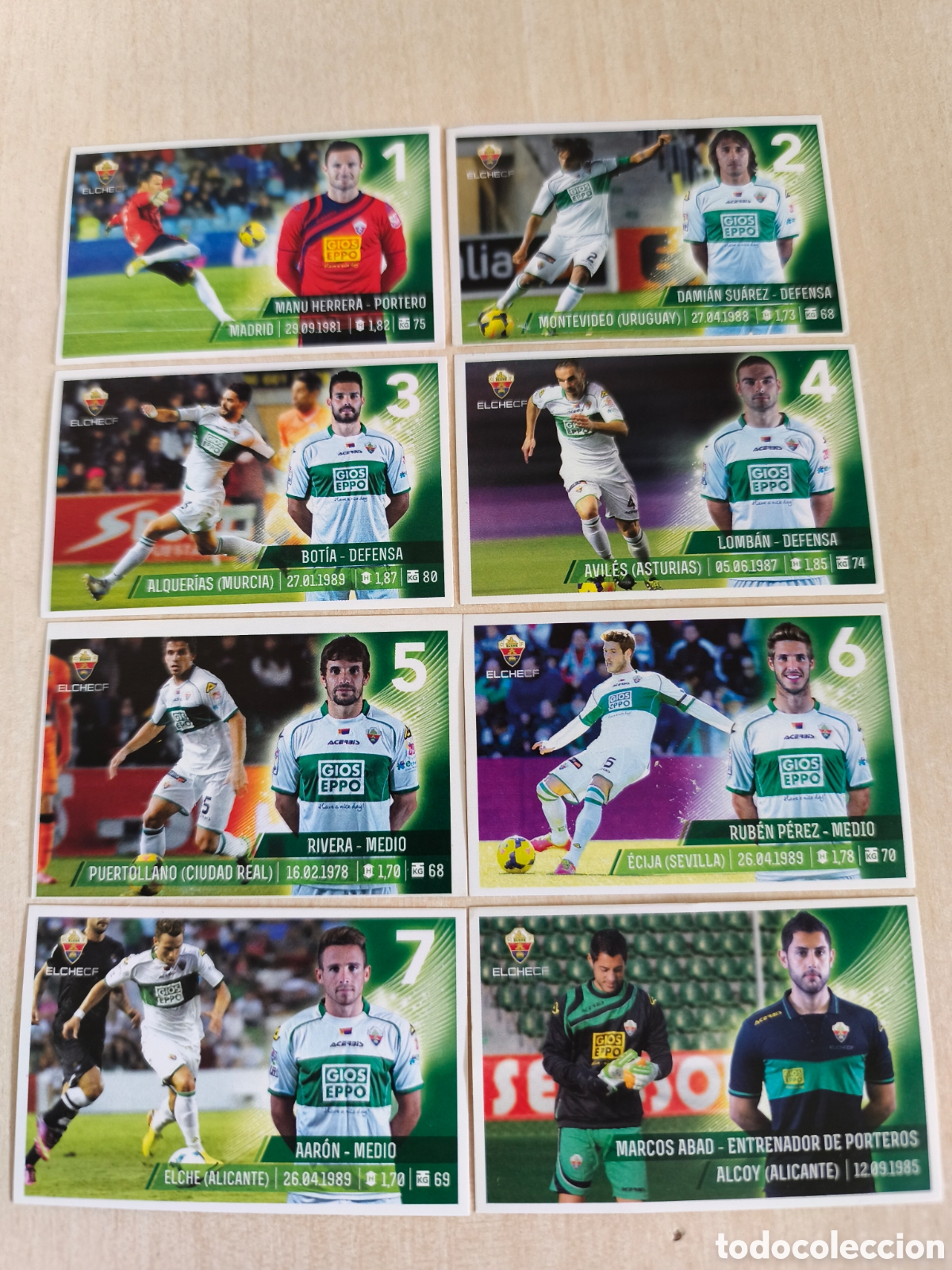 Cromos de Futebol: Cromos Elche - Colecci&oacute;n Franjifiel Temp. 2013-2014