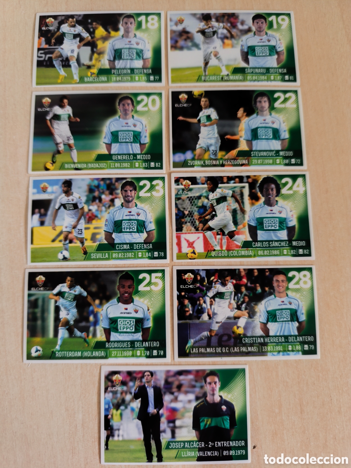 Cromos de Futebol: Cromos Elche - Colecci&oacute;n Franjifiel Temporada 2013-14