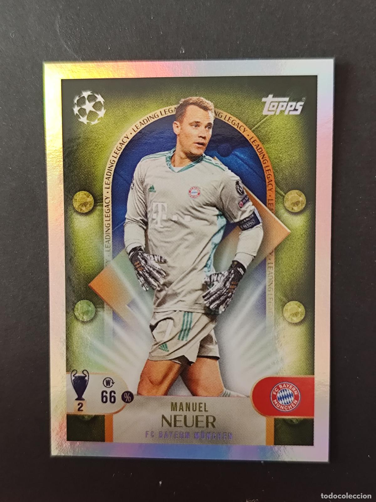 Fu&szlig;ball-Sticker: 285 MANUEL NEUER LEADING LEGACY BAYERN MUNICH M&Uuml;NCHEN STICKER CHAMPIONS LEAGUE 2025 2026 25 26 TOPPS