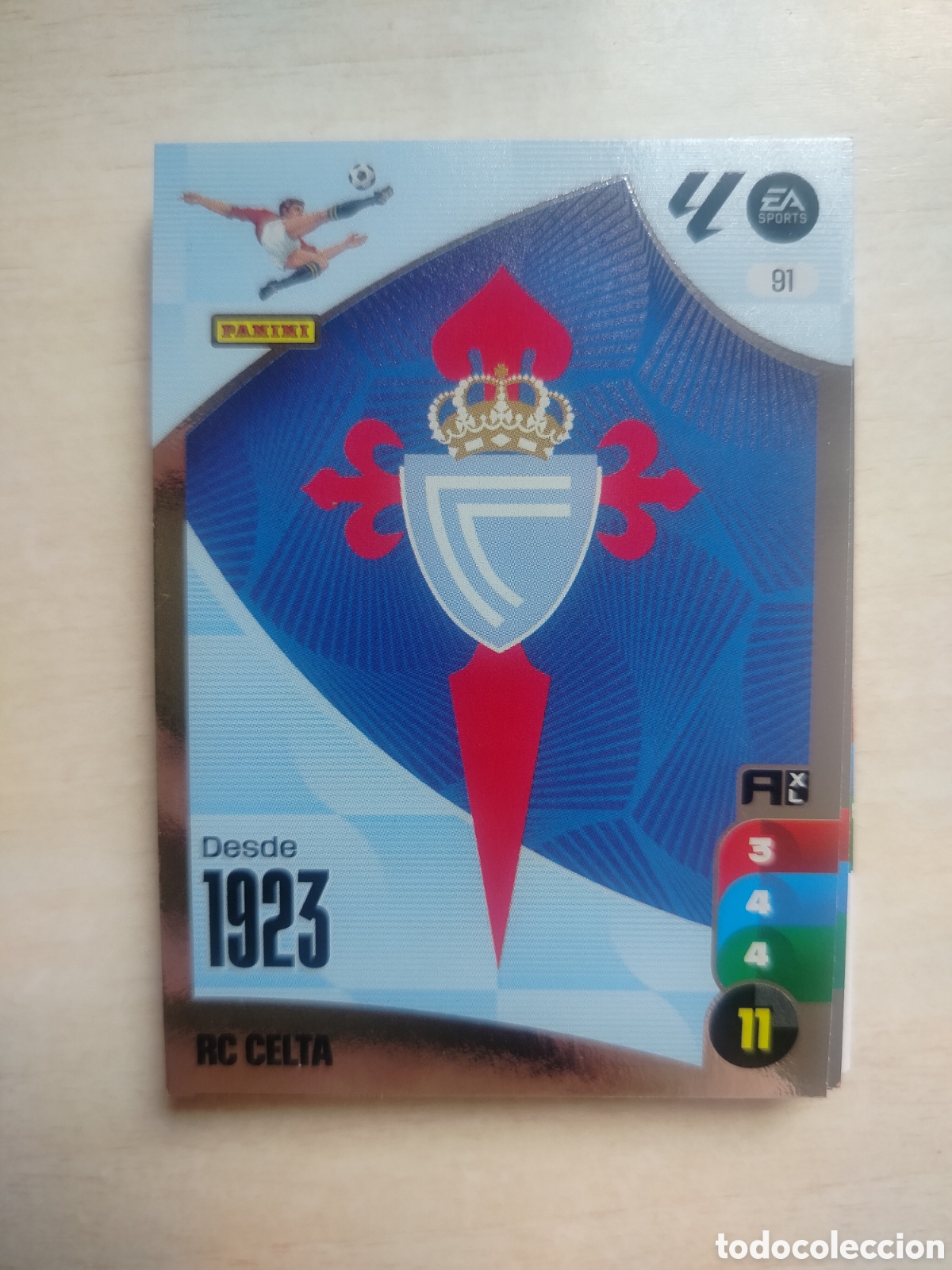 Fu&szlig;ball-Sticker: CELTA ESCUDO 91 ADRENALYN 2024 2025 24 25