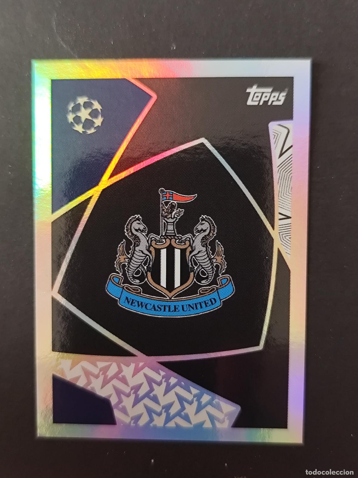 Figurine di Calcio: 312 ESCUDO NEWCASTLE UNITED STICKER CHAMPIONS LEAGUE 2025 2026 25 26 TOPPS