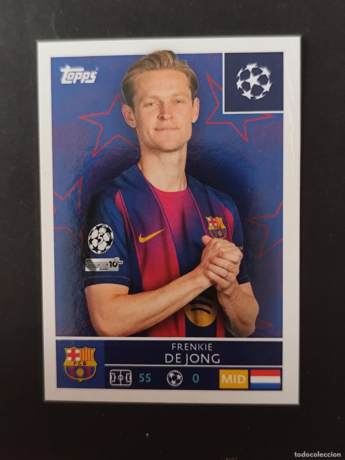 Figurine di Calcio: 187 FRENKIE DE JONG BARCELONA BAR&Ccedil;A STICKER CHAMPIONS LEAGUE 2025 2026 25 26 TOPPS