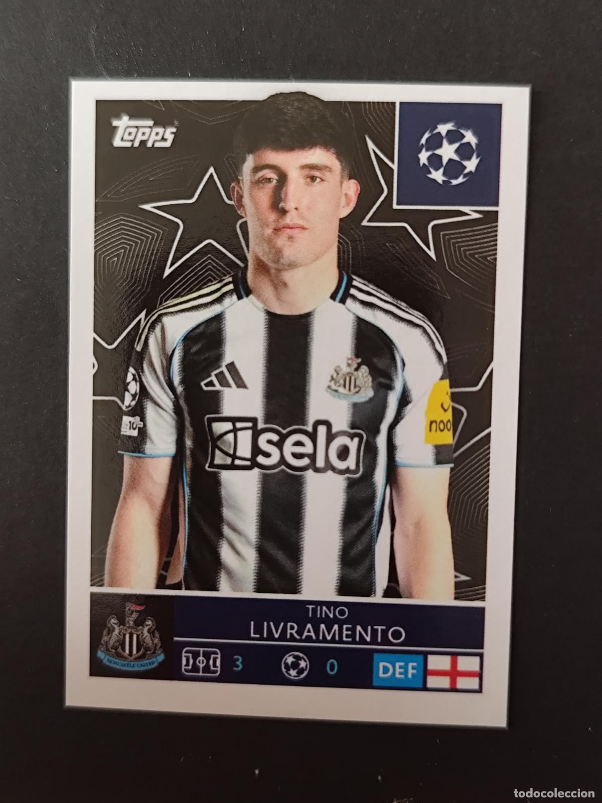 Fu&szlig;ball-Sticker: 316 TINO LIVRAMENTO NEWCASTLE UNITED STICKER CHAMPIONS LEAGUE 2025 2026 25 26 TOPPS