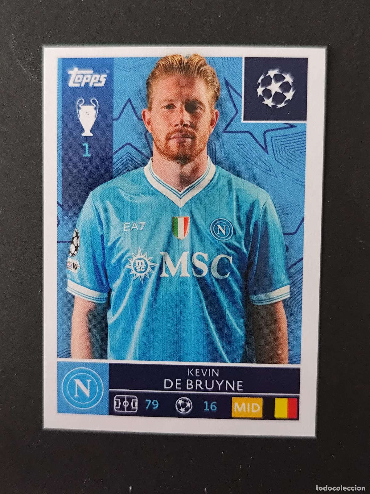 Figurine di Calcio: 434 KEVIN DE BRUYNE N&Aacute;POLES NAPOLI STICKER CHAMPIONS LEAGUE 2025 2026 25 26 TOPPS