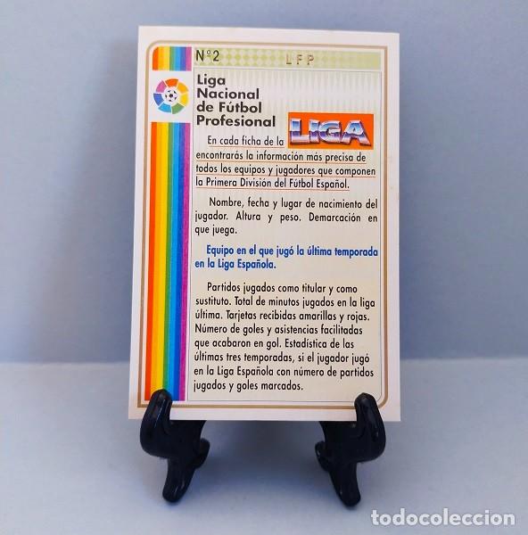 Figurine di Calcio: N&ordm; 2 LFP GU&Iacute;A EXPLICACI&Oacute;N COLECCI&Oacute;N CROMO FICHA LAS FICHAS DE LA LIGA MUNDICROMO 1994 1995 94 95 MC