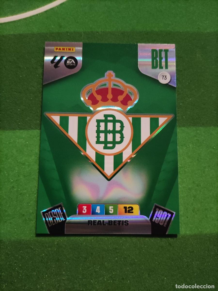 Fu&szlig;ball-Sticker: 73 Escudo Betis Adrenalyn 2025/26 25/26