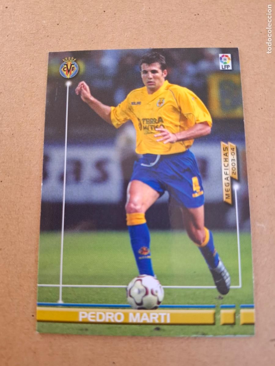 Fu&szlig;ball-Sticker: MEGAFICHAS 2003 2004 03 04 - 330 BIS PEDRO MART&Iacute; - VILLARREAL CF (CM)