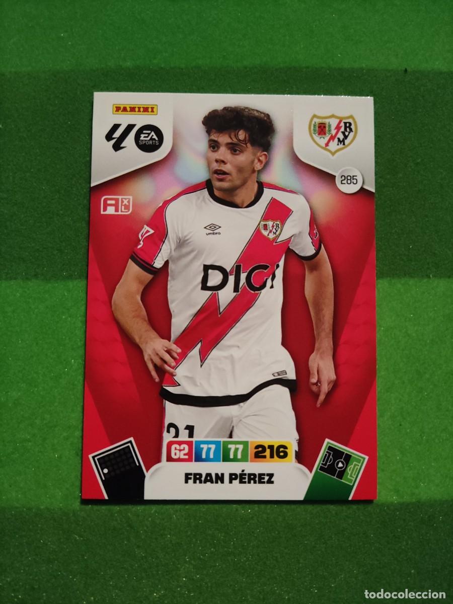 Cromos de F&uacute;tbol: 285 Fran P&eacute;rez Rayo Vallecano Adrenalyn 2025/26 25/26