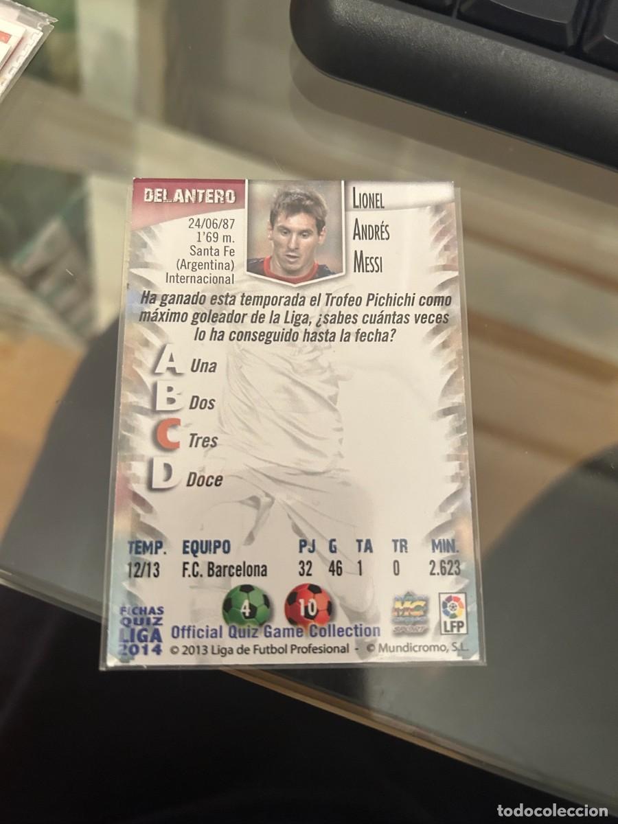 Cromos de f&uacute;tbol: messi 2014 n&ordm; 020 nuevo - Foto 2