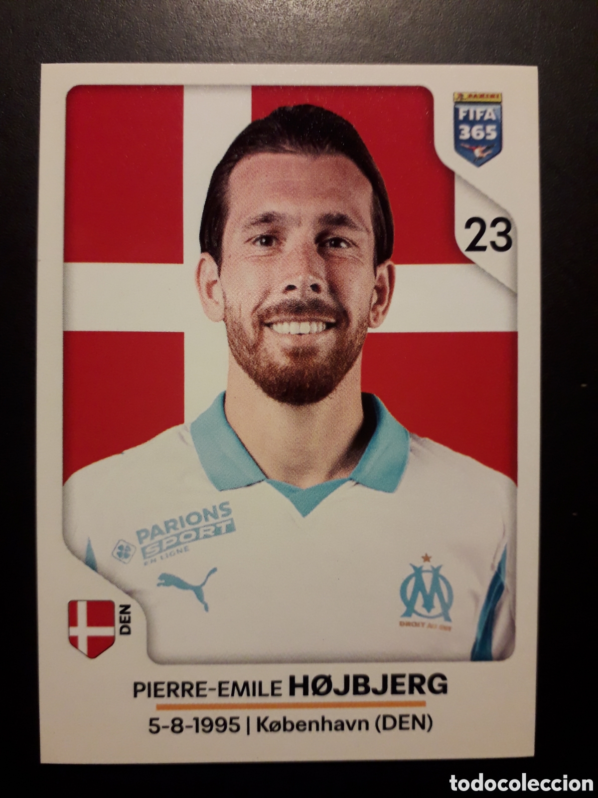 Fu&szlig;ball-Sticker: H&Oslash;JBJERG OLYMPIQUE DE MARSELLA, N&deg; 124 FIFA 365 STICKER 2026 PEDIDO M&Iacute;NIMO 3&euro;