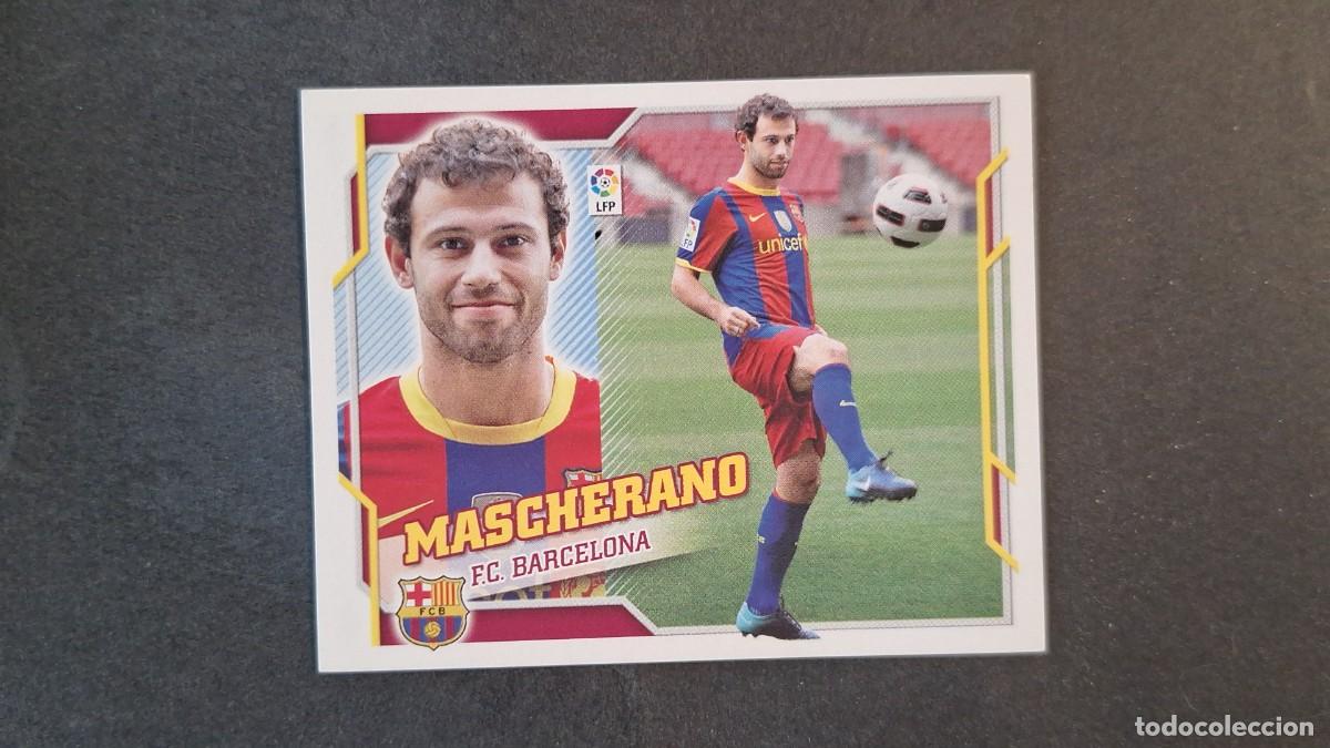 Fu&szlig;ball-Sticker: L2 MASCHERANO F. C. BARCELONA FICHAJE 49 LIGA ESTE 2010 2011 10 11 NUNCA PEGADO SIN PEGAR