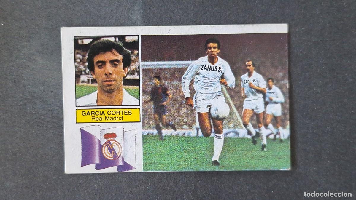 Fu&szlig;ball-Sticker: GARCIA CORTES REAL MADRID LIGA ESTE 1982 1983 82 83 NUNCA PEGADO SIN PEGAR