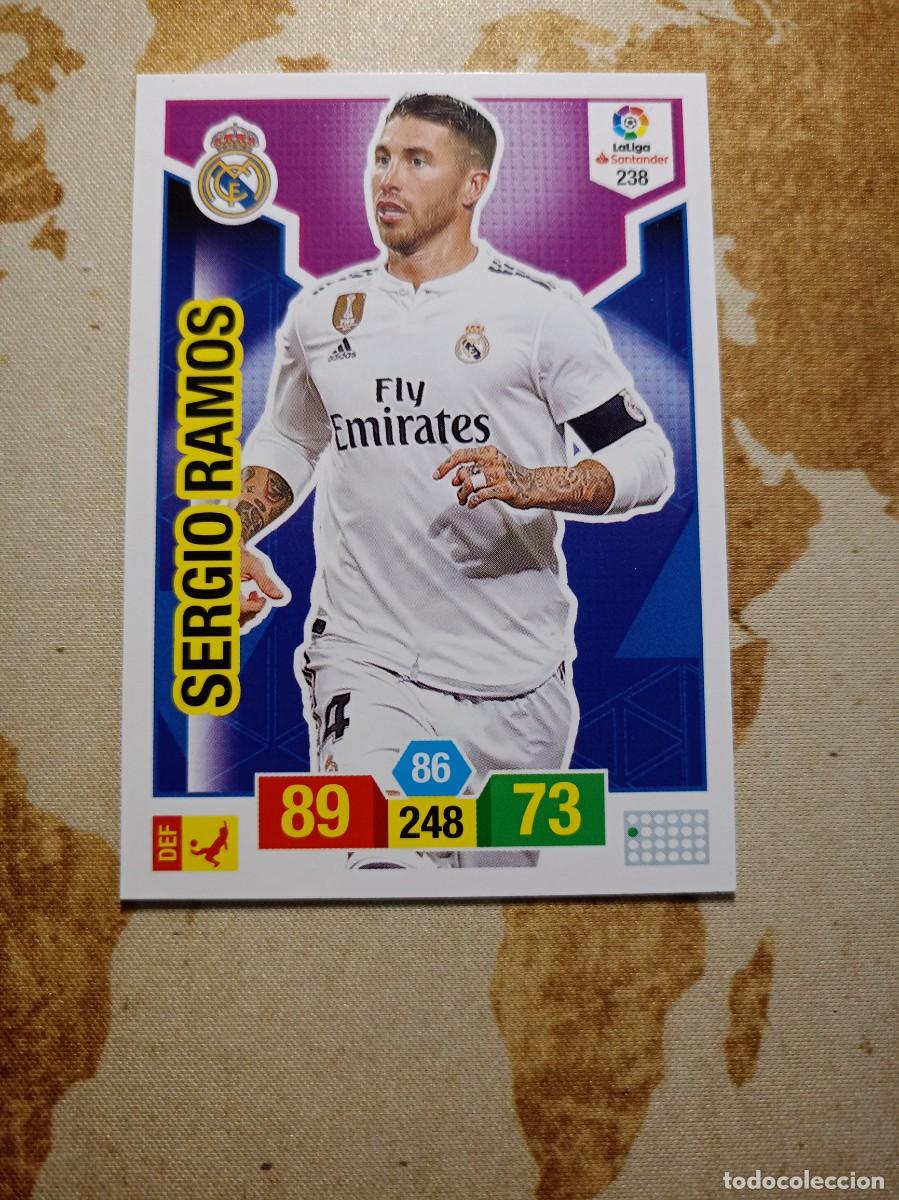 Cromos de F&uacute;tbol: Real Madrid 238 SERGIO RAMOS Adrenalyn 2018-19