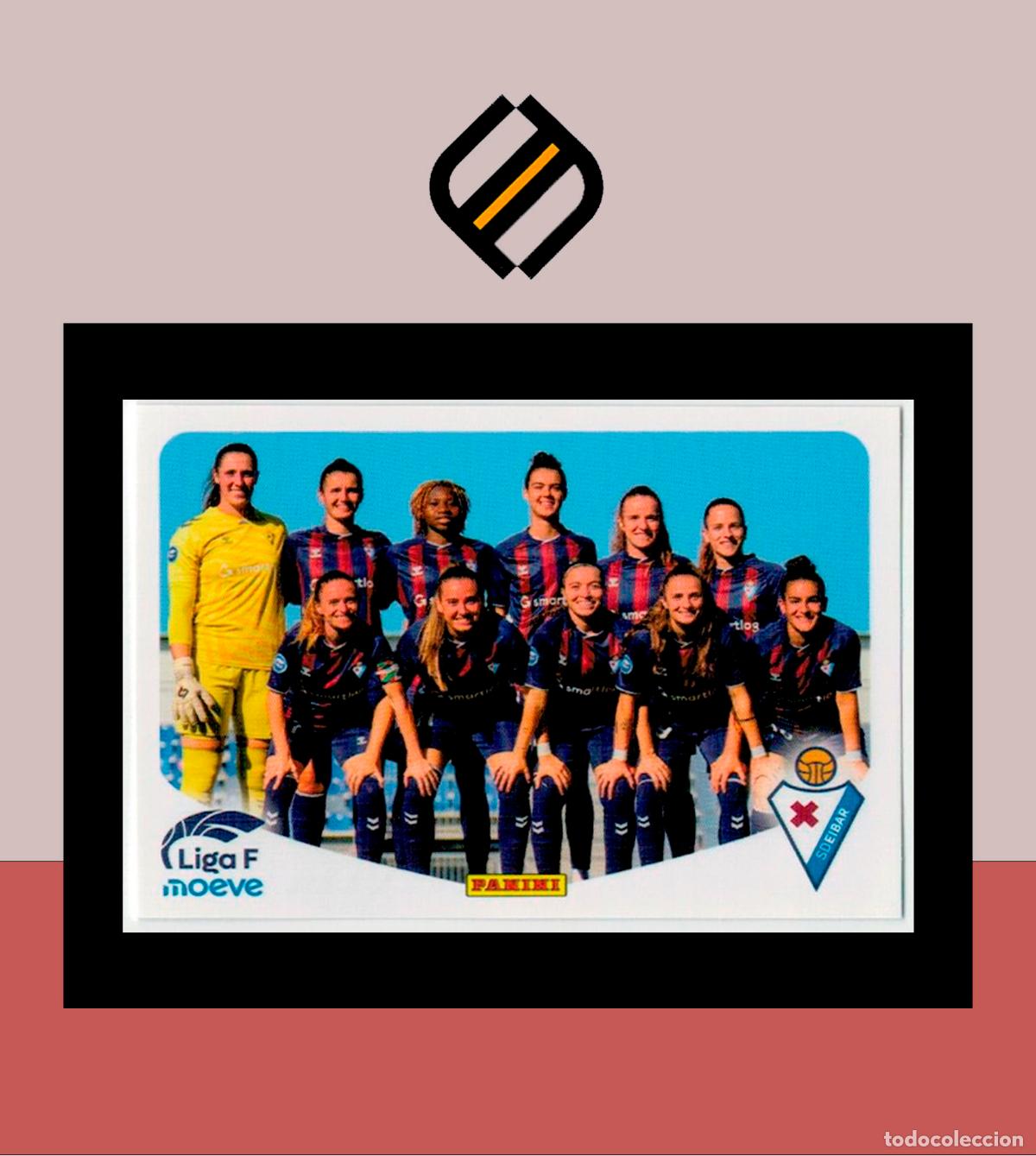 Figurine di Calcio: LIGA F MOEVE FEMENINA ESTE 2025 2026 25 26 PANINI N&ordm; 163 ALINEACI&Oacute;N SD EIBAR COLECCI&Oacute;N ALB&Uacute;M